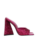 L'Attico Devon Donna's Sandali Fucsia Glitter