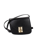 Salvatore Ferragamo Women's Oyster Crossbody Bag Black Leather