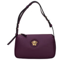 Versace Women's Shoulder Bag Purple/Plum Leather