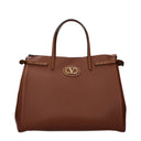 Valentino Garavani Antibes Women's Handbag Brown/Tobacco Leather