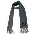 Fendi Men's Scarf Wool Gray/Green