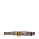 Gucci Mujers Cinturón Tela Beige/Lila