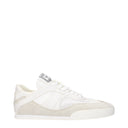 Chloé Mujers Deportivas Tejido Blanco/Beige