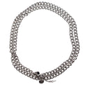 Michael Kors Women's Silver Metal Belt