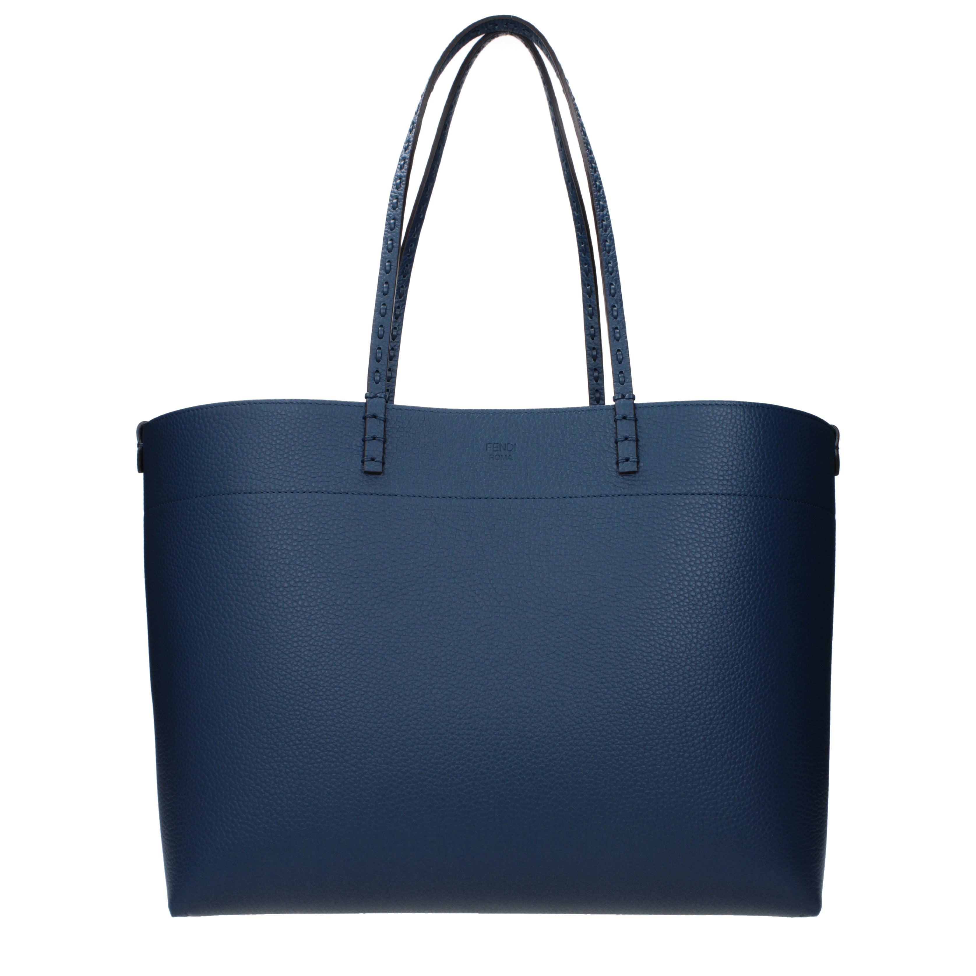 Fendi Femme's Sac à bandoulière en cuir bleu