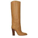 Paris Texas Lavinia Damens Stiefel aus braunem/karamellfarbenem Leder