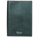 Pineider Passport Holder Men's Green Leather