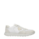 Prada Women's Sneakers White/Beige Fabric