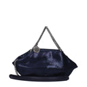 Stella Mc Cartney Women's Handbags Eco Suede Blue/Ink