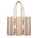 Chloé Women's Shoulder Bags Fabric Pink/Cement