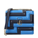 Jimmy Choo Avenue Women's Blue/Sky Leather Shoulder Bags