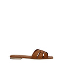 Saint Laurent Slip Ons And Clogs Women's Brown Leather