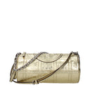 Tory Burch Damess Fleming Leren Schoudertas Goud