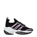 Roger Vivier Women's Sneakers Fabric Black/Lilac