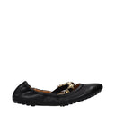 Tod's Women's Leather Ballet Flats Black