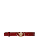 Versace Women's Belt Patent Leather Red