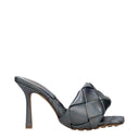 Bottega Veneta Lido Mujers Sandalias Piel Gris/Ostra