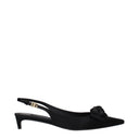 Dolce&Gabbana Women's Satin Black Sandals