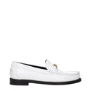 Versace Women's Loafers White Leather/Optical White
