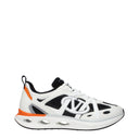Valentino Garavani Men's Sneakers White/Orange Fabric