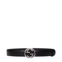 Gucci Women's Leather Belt Black
