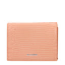 Jil Sander Damess Portemonnees Roze/Perzik Leer