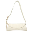 Jil Sander Umhängetasche Damen Leder Weiß/Eierschale