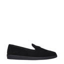 Prada Hombres Slip On Ante Negro