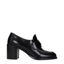 Prada Women's Black Leather Décolleté
