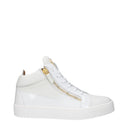 Giuseppe Zanotti Men's White Leather Sneakers