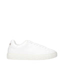 Versace Hombres Zapatillas de Cuero Blancas