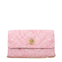 Versace Women's Fabric Pink Pochette