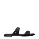 Michael Kors Women's Clogs And Mules Leather Black