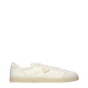 Prada Herrens Sneakers Stoff Weiß/Elfenbein