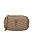 Saint Laurent Lou Donna Crossbody Bag Leather Beige/Dark Beige