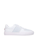 Moncler Men's Sneakers Light Gray/White Leather