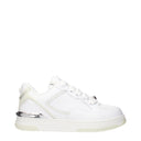 Versace Herrens Turnschuhe aus weißem Leder
