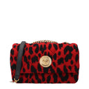 Versace Donnas Borse a spalla Lana Rosso/Nero