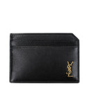 Saint Laurent Hombres Portadocumentos Piel Negro