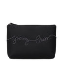 Jimmy Choo Raina Women's Satin Black Clutch
