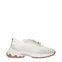 Eleventy Sneakers Men's Fabric White/Light Beige