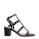 Valentino Garavani Rockstud Women's Sandals Black Leather