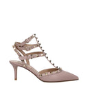 Valentino Garavani Women's Sandals Pink Leather/Dusty Pink