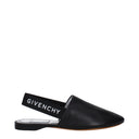 Givenchy Rivington Mujers Sandalias de Cuero Negras