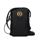 Versace Men's Black Leather Crossbody Bag
