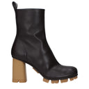 Bottega Veneta Shore Women's Ankle Boots Brown/Dark Chocolate Leather