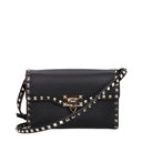 Valentino Garavani Women's Rockstud Leather Crossbody Bag Black