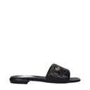 Gucci Slides And Clogs Women's Leather Black