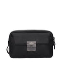 Pineider Men's Leather Bags And Backpacks Black