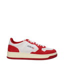 Autry Sneakers Heren Suede Rood/Lichtgrijs